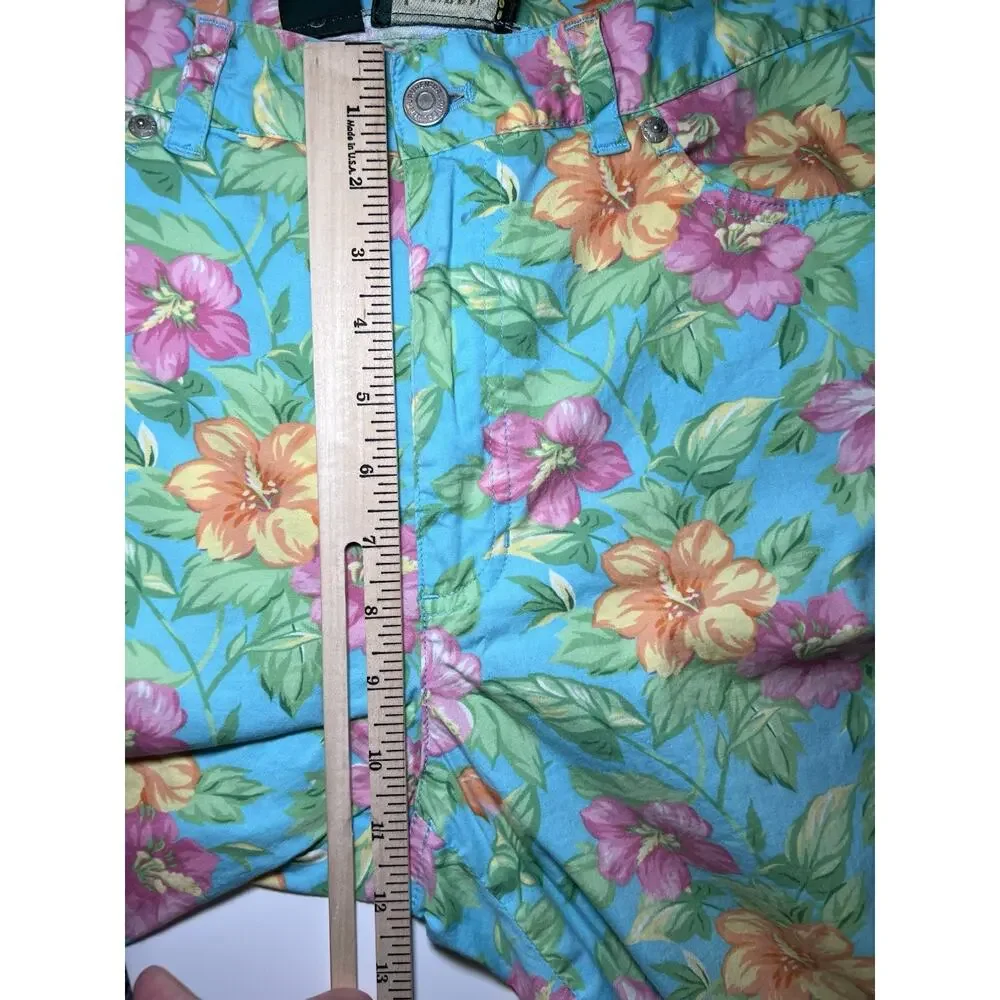 RALPH LAUREN (8) LRL Women Capris Floral-Resortwear-Summer-Hawaiian-Cruise-Party
